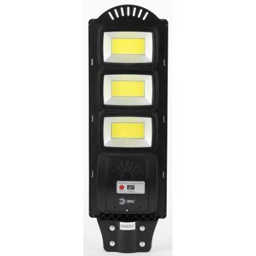 Светильник уличный (Кобра) на солнечной батареи с датчиком движения Эра 220В 60Вт 1100Лм 5000К IP65 картинка 